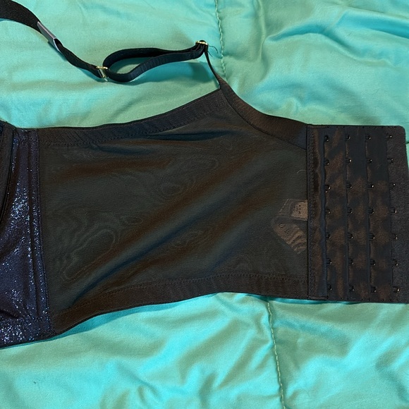 NWT Cacique Foil Shine Longline Balconette Bra, size 42 DDD - Picture 5 of 11
